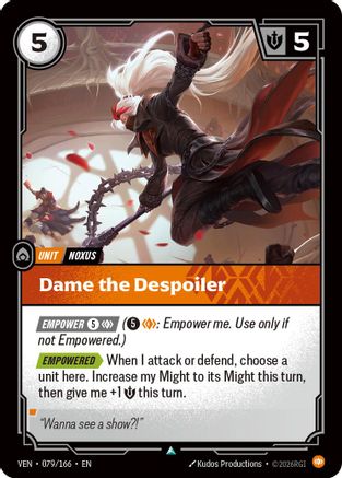 Dame the Despoiler (079/166) - Riftbound - [Vendetta]