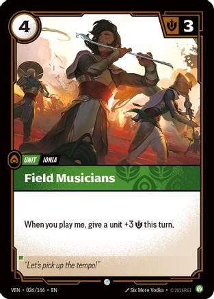 Field Musicians (026/166) - Riftbound - [Vendetta]