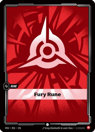 Fury Rune (R01) - Riftbound - [Vendetta]