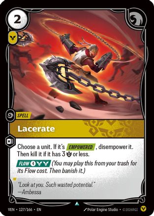 Lacerate (127/166) - Riftbound - [Vendetta]