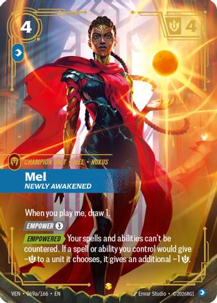 Mel, Newly Awakened (Alternate Art) (069a/166) - Riftbound - [Vendetta] Foil