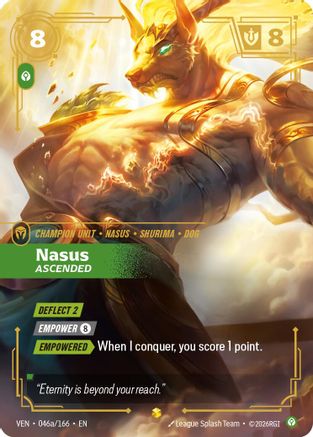 Nasus, Ascended (Alternate Art) (046a/166) - Riftbound - [Vendetta] Foil