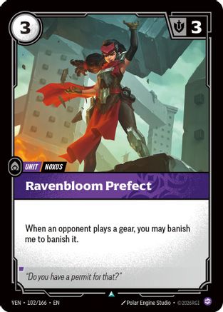Ravenbloom Prefect (102/166) - Riftbound - [Vendetta]