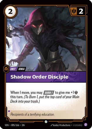 Shadow Order Disciple (095/166) - Riftbound - [Vendetta] Foil