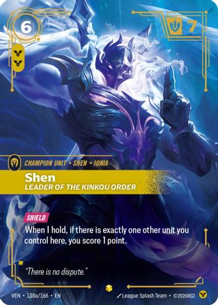 Shen - Leader of the Kinkou Order (Alternate Art) (138a/166) - Riftbound - [Vendetta] Foil