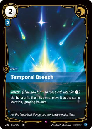 Temporal Breach (066/166) - Riftbound - [Vendetta] Foil