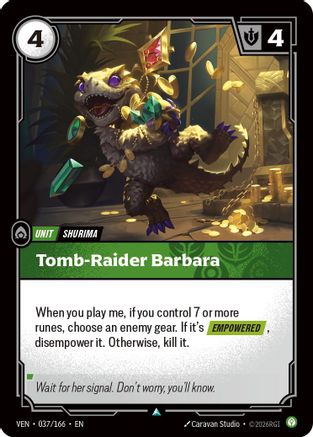 Tomb-Raider Barbara (037/166) - Riftbound - [Vendetta]