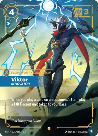 Viktor, Innovator (176/166) - Riftbound - [Vendetta] Foil