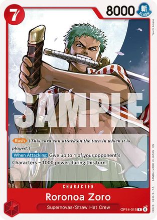 Roronoa Zoro (OP14-015) - [Starter Deck 31: RED Monkey.D.Luffy]