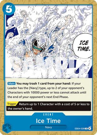 Ice Time (EB04-028) - [Starter Deck 33: BLUE Kuzan]