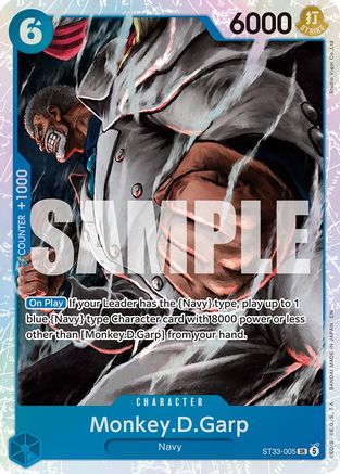 Monkey.D.Garp (ST33-005) - [Starter Deck 33: BLUE Kuzan] Foil