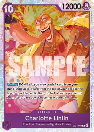Charlotte Linlin (ST34-004) - [Starter Deck 34: PURPLE Charlotte Katakuri] Foil
