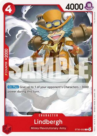 Lindbergh (ST35-002) - [Starter Deck 35: RED/BLACK Sabo]