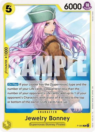 Jewelry Bonney (P-085) - [Starter Deck 36: YELLOW Eustass"Captain"Kid]