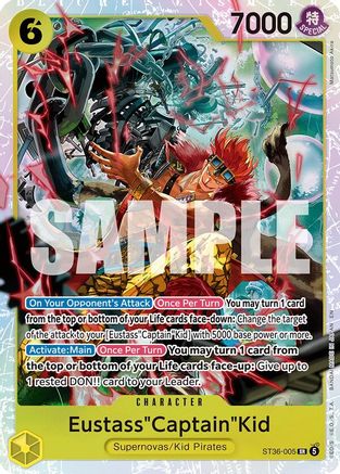 Eustass"Captain"Kid (ST36-005) (ST36-005) - [Starter Deck 36: YELLOW Eustass"Captain"Kid] Foil