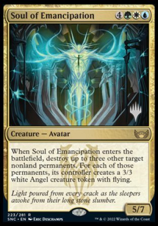 Soul of Emancipation (Promo Pack) [Streets of New Capenna Promos] Foil