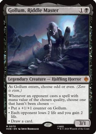 Gollum, Riddle Master  [The Hobbit] Foil