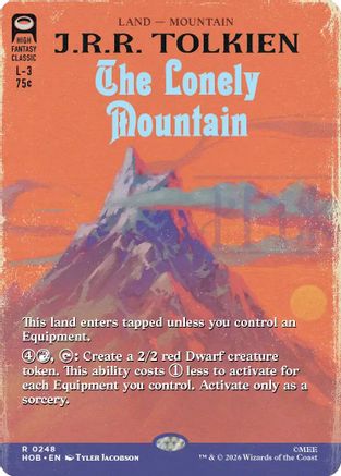 The Lonely Mountain (Borderless)  [The Hobbit] Foil