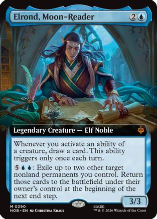 Elrond, Moon-Reader (Extended Art)  [The Hobbit] Foil