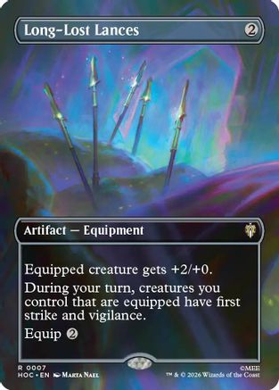 Long-Lost Lances (Borderless)  [The Hobbit: Eternal-Legal] Foil
