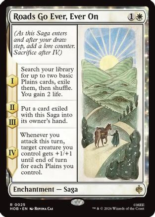 Roads Go Ever, Ever On  [The Hobbit]