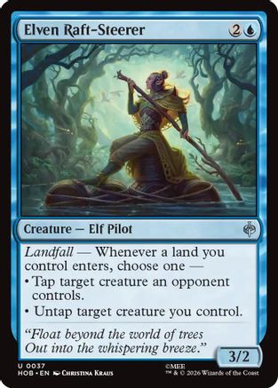 Elven Raft-Steerer  [The Hobbit]