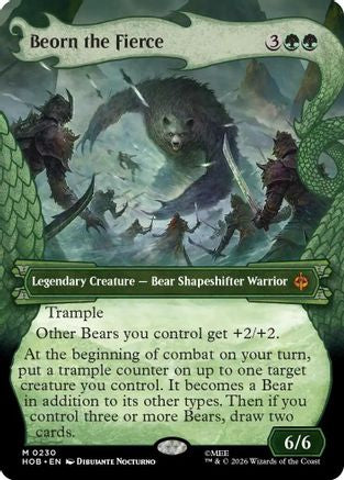 Beorn the Fierce (Showcase)  [The Hobbit] Foil