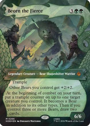 Beorn the Fierce (Showcase) (Surge Foil)  [The Hobbit] Foil