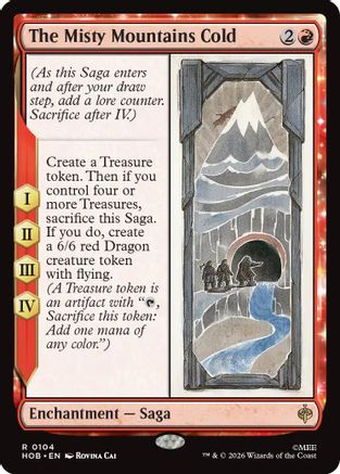 The Misty Mountains Cold  [The Hobbit]