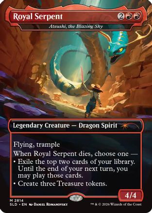 Royal Serpent - Atsushi, the Blazing Sky  [Secret Lair Drop Series]