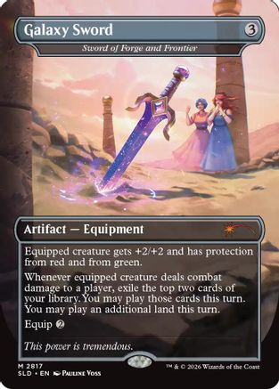 Galaxy Sword - Sword of Forge and Frontier  [Secret Lair Drop Series] Foil