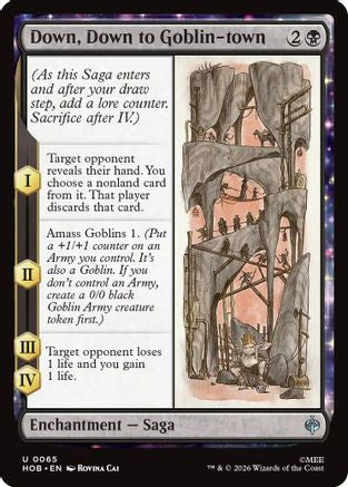 Down, Down to Goblin-town  [The Hobbit] Foil