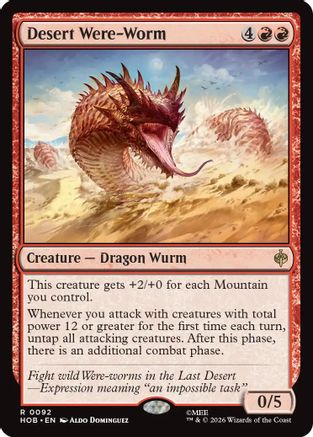 Desert Were-Worm  [The Hobbit] Foil