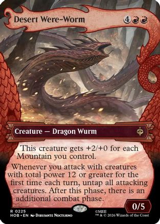 Desert Were-Worm (Showcase)  [The Hobbit]