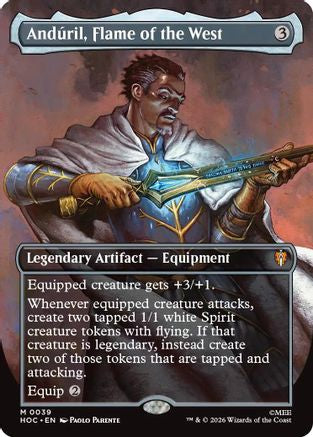 Anduril, Flame of the West (Borderless)  [The Hobbit: Eternal-Legal]