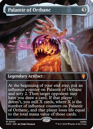 Palantir of Orthanc (Borderless)  [The Hobbit: Eternal-Legal] Foil