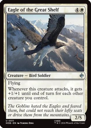 Eagle of the Great Shelf  [The Hobbit]