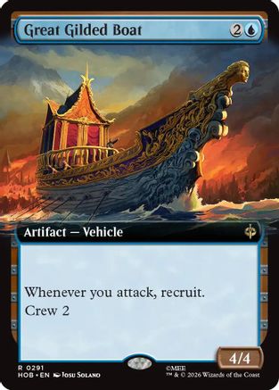 Great Gilded Boat (Extended Art)  [The Hobbit] Foil
