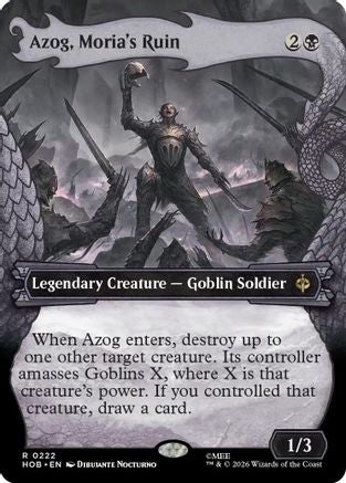 Azog, Moria's Ruin (Showcase)  [The Hobbit] Foil