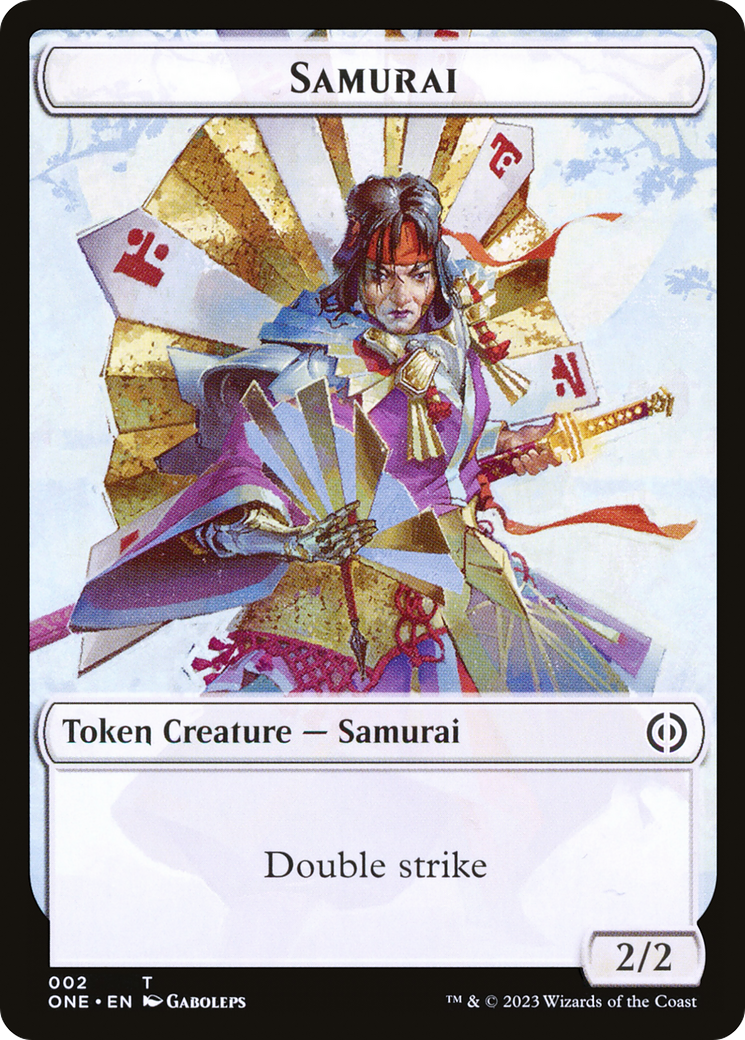 Samurai  [Phyrexia: All Will Be One Tokens] Foil
