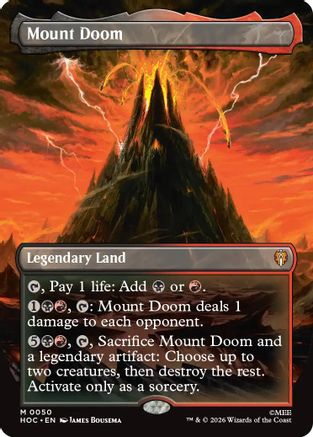 Mount Doom (Borderless)  [The Hobbit: Eternal-Legal] Foil