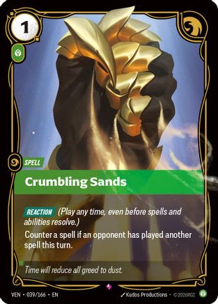 Crumbling Sands (039/166) - Riftbound - [Vendetta] Foil