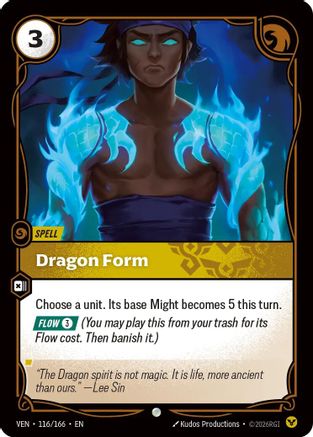 Dragon Form (116/166) - Riftbound - [Vendetta] Foil