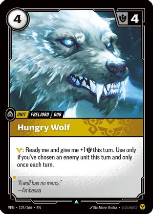 Hungry Wolf (125/166) - Riftbound - [Vendetta]