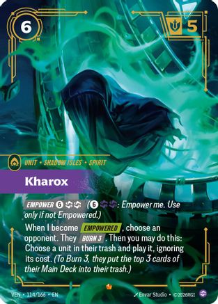 Kharox (114/166) - Riftbound - [Vendetta] Foil