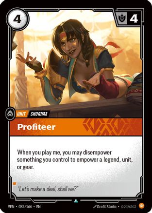 Profiteer (082/166) - Riftbound - [Vendetta] Foil