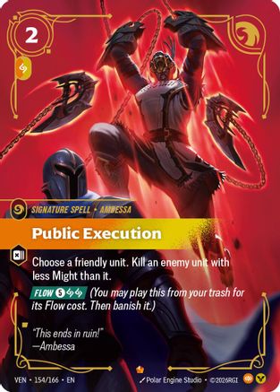 Public Execution (154/166) - Riftbound - [Vendetta] Foil