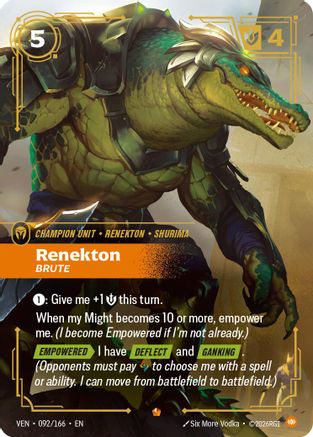 Renekton - Brute (092/166) - Riftbound - [Vendetta] Foil