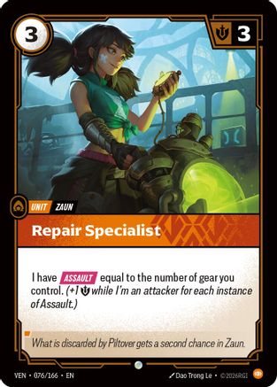 Repair Specialist (076/166) - Riftbound - [Vendetta]