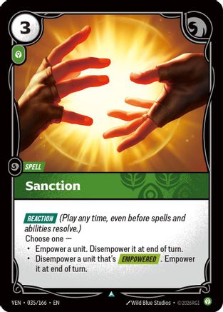 Sanction (035/166) - Riftbound - [Vendetta]